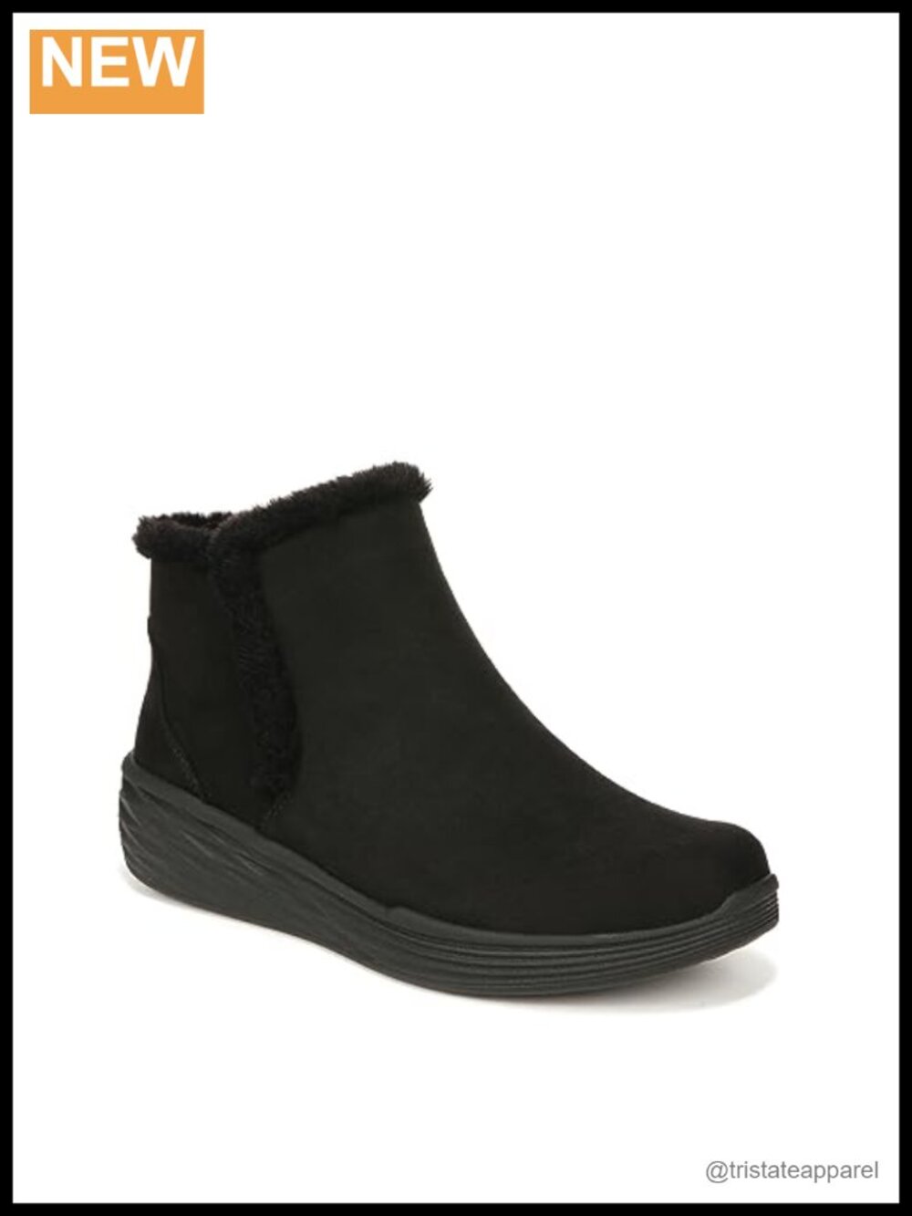 Ryka Neela Winter Ankle Boots Women's Water Repellent Microfiber Faux Fur Trim